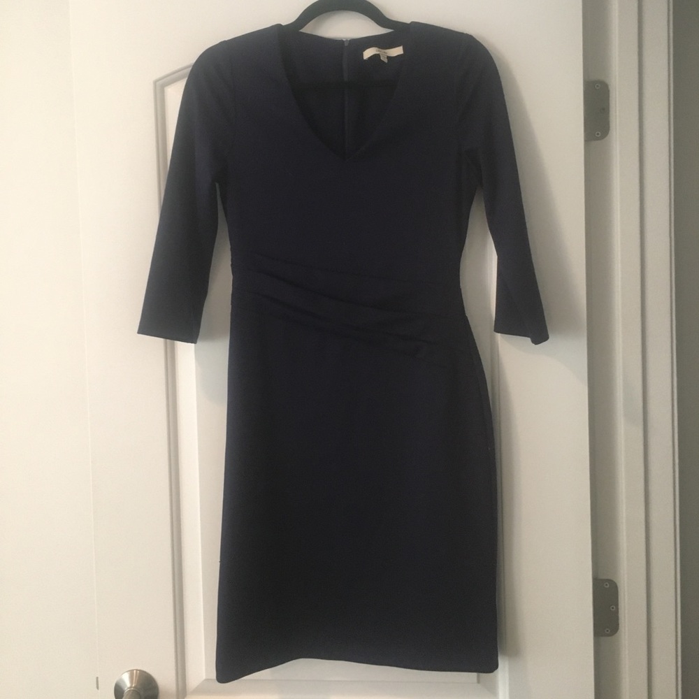 Lark & Ro navy mini dress.